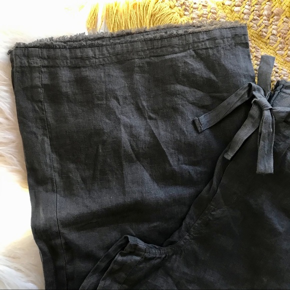 Anthro Cloth & Stone Namua Wide Leg Linen Pants - Picture 9 of 15